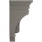 Ekena Millwork 6 1/2"W x 6 1/2"D x 12"H Raised Fluting Wood Vintage Decor Corbel, Reclaimed Grey CORWD06X06X12RAGY - alternate 2